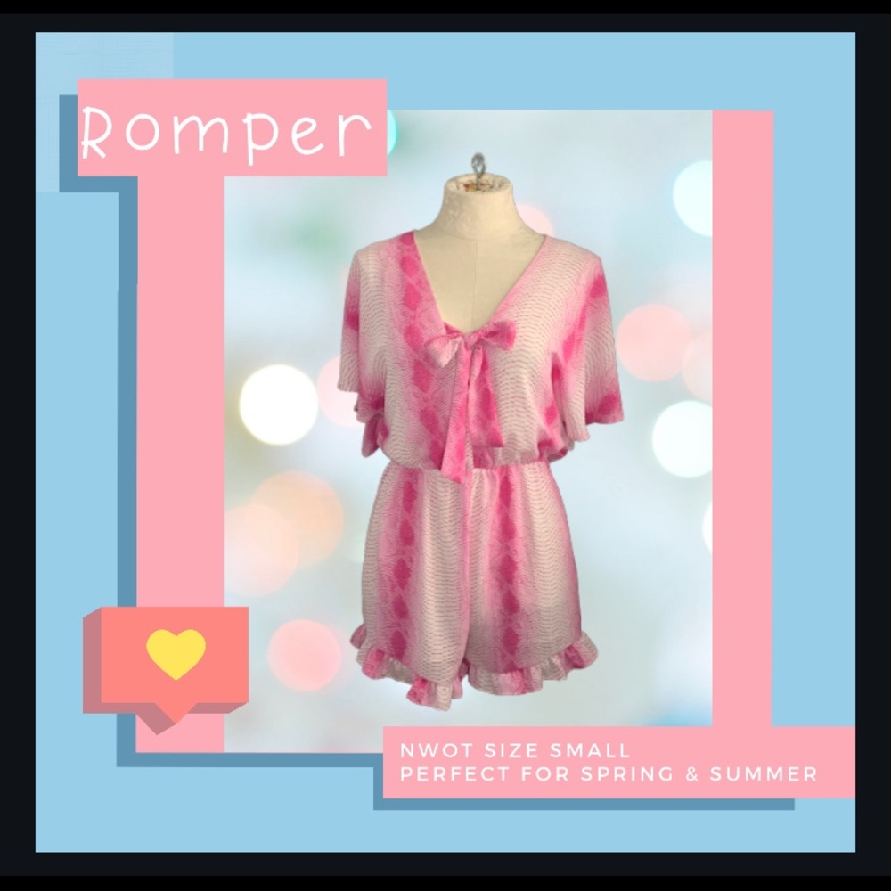 ❌SOLD❌ Trixie Bubblegum Romper – Buddy Love –  NWOT Small